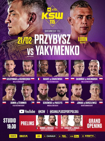 KSW 115: Przybysz vs. Yakymenko