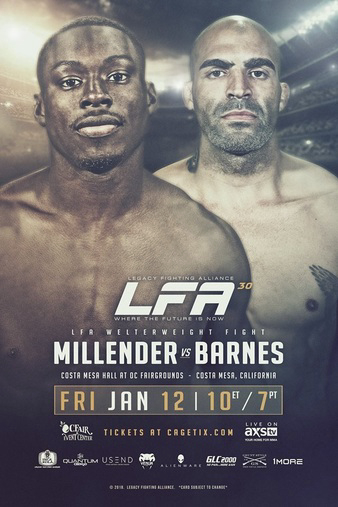 LFA 30: Millender vs. Barnes