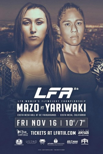 LFA 54: Mazo vs. Yariwaki