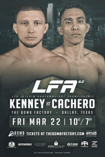 LFA 62: Kenney vs. Cachero
