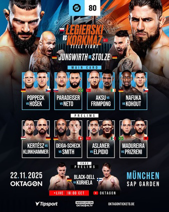 OKTAGON 80: Legierski vs. Korkmaz