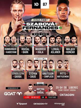 OKTAGON 87: Szabová vs. Fernandes