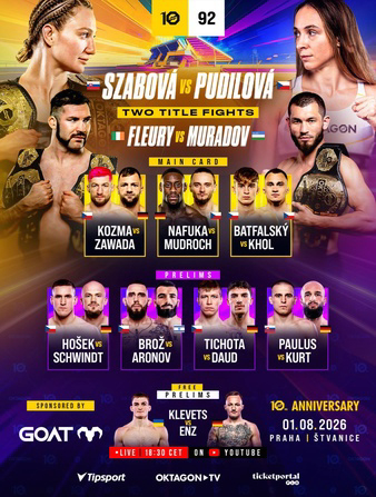 OKTAGON 92: Szabová vs. Pudilová