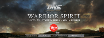 ONE FC 12: Warrior Spirit