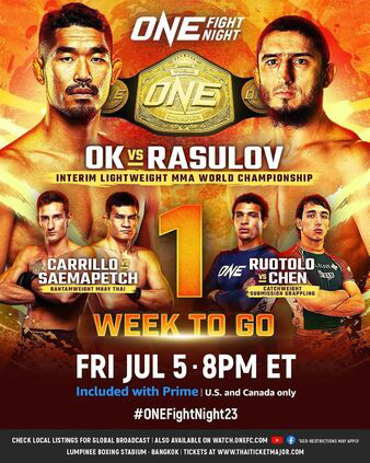 ONE Fight Night 24: Ok vs. Rasulov