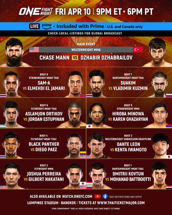 ONE Fight Night 42: Mann vs. Dzhabrailov