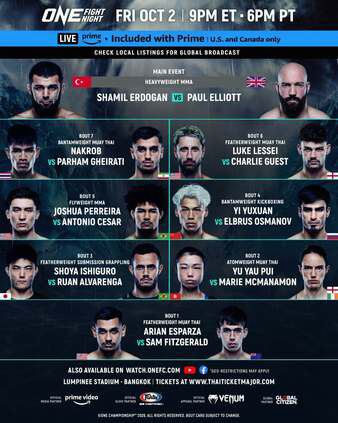 ONE Fight Night 48: Erdogan vs. Elliott