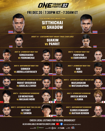 ONE Friday Fights 92