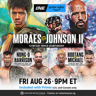 ONE on Prime Video 1: Moraes vs. Johnson 2