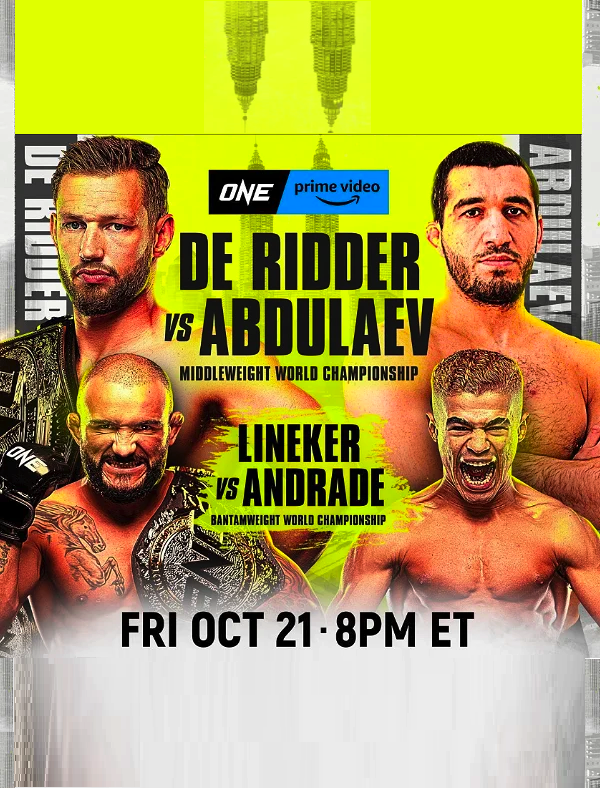 ONE on Prime Video 3: Lineker vs. Andrade