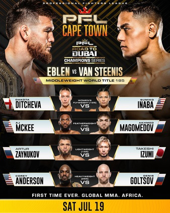PFL Africa 1: Cape Town 2025
