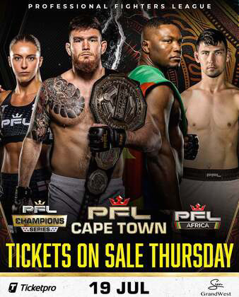 PFL Cape Town: Eblen vs. van Steenis