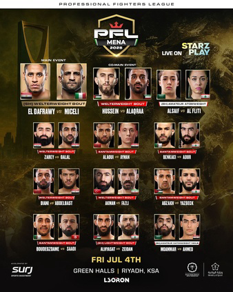 PFL MENA 2: Riyadh 2025