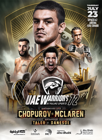 UAE Warriors 72: Chopurov vs. McLaren