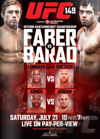 UFC 149: Faber vs. Barao