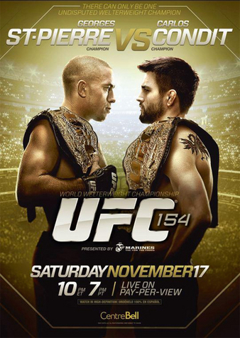 UFC 154: St. Pierre vs. Condit