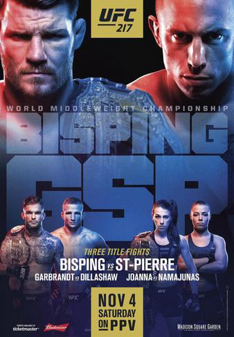 UFC 217: Bisping vs. St. Pierre