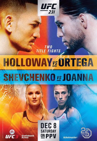 UFC 231: Holloway vs. Ortega