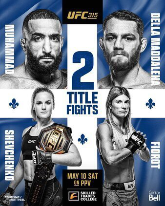 UFC 315: Muhammad vs. Della Maddalena