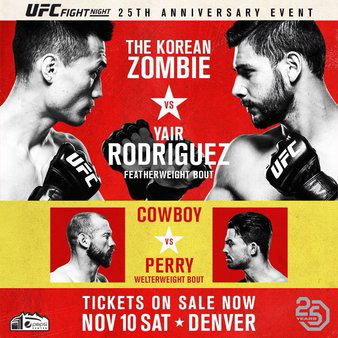 UFC Fight Night 139: Korean Zombie vs. Rodriguez