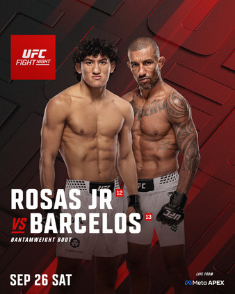 UFC Fight Night: Rosas Jr. vs. Barcelos