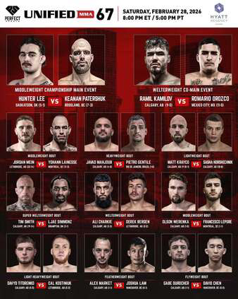 Unified MMA 67